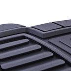 4PC PREMIUM RUBBER CAR MAT TOLL BLACK- Universal Fit for Cars, Trucks,202Wm35