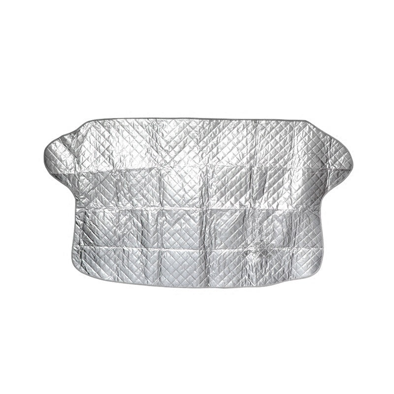 Premium 4-Layer Car Windshield Snow, Ice, and UV Cover with Carrying Pouch
