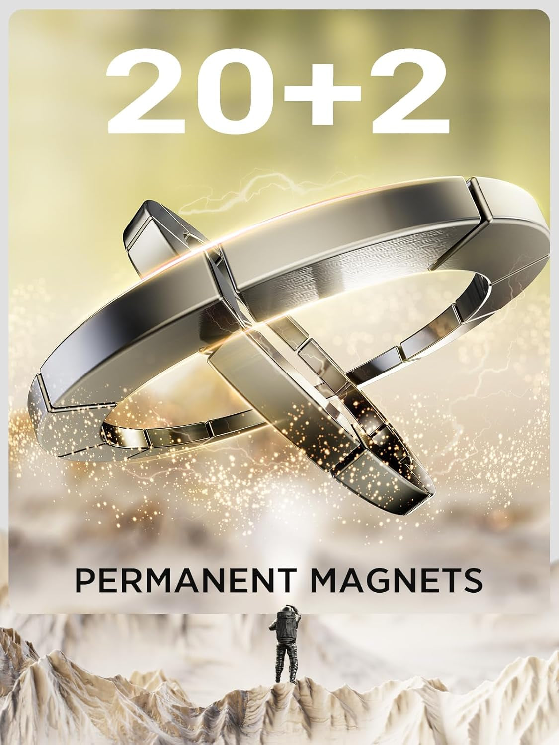 For Iphone Magsafe Car Mount Vent with Stable Structure Metal Hook [Never Shaking] [360° Adjustable] Strong Magnetic Cell Phone Holders for Your Car for All Smartphones & All Car Model